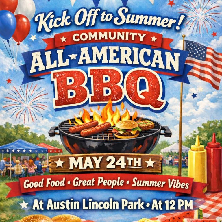 Flyer for community bbq event in Walton, NY